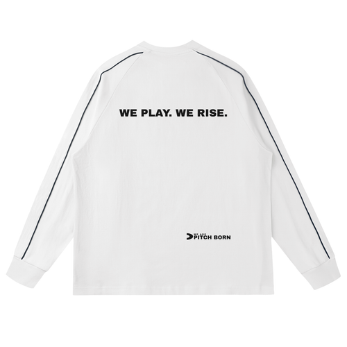 Contrast Panel Raglan Sweatshirt