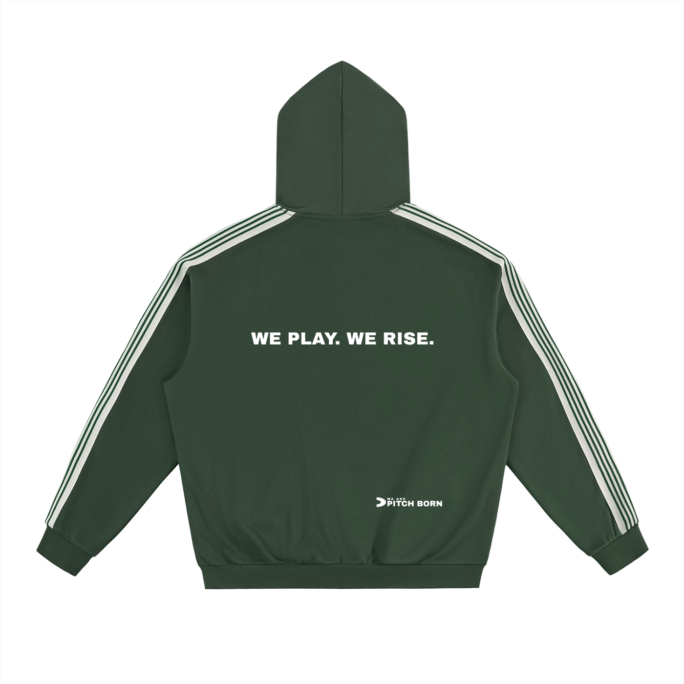 Side Stripe Drop-Shoulder Hoodie