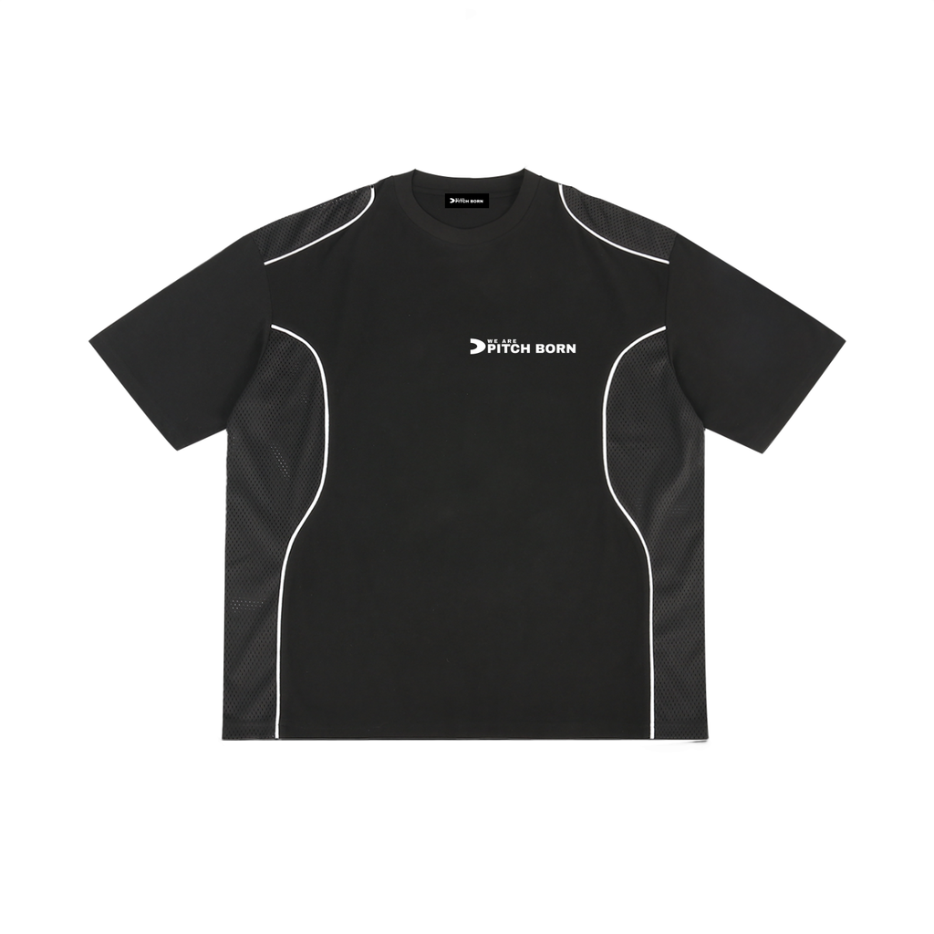 Contrast Piped Panel T-Shirt