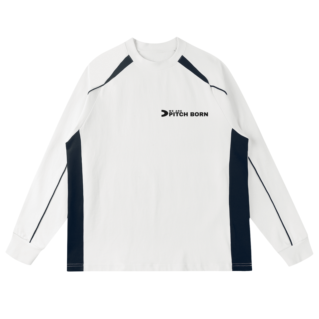 Contrast Panel Raglan Sweatshirt