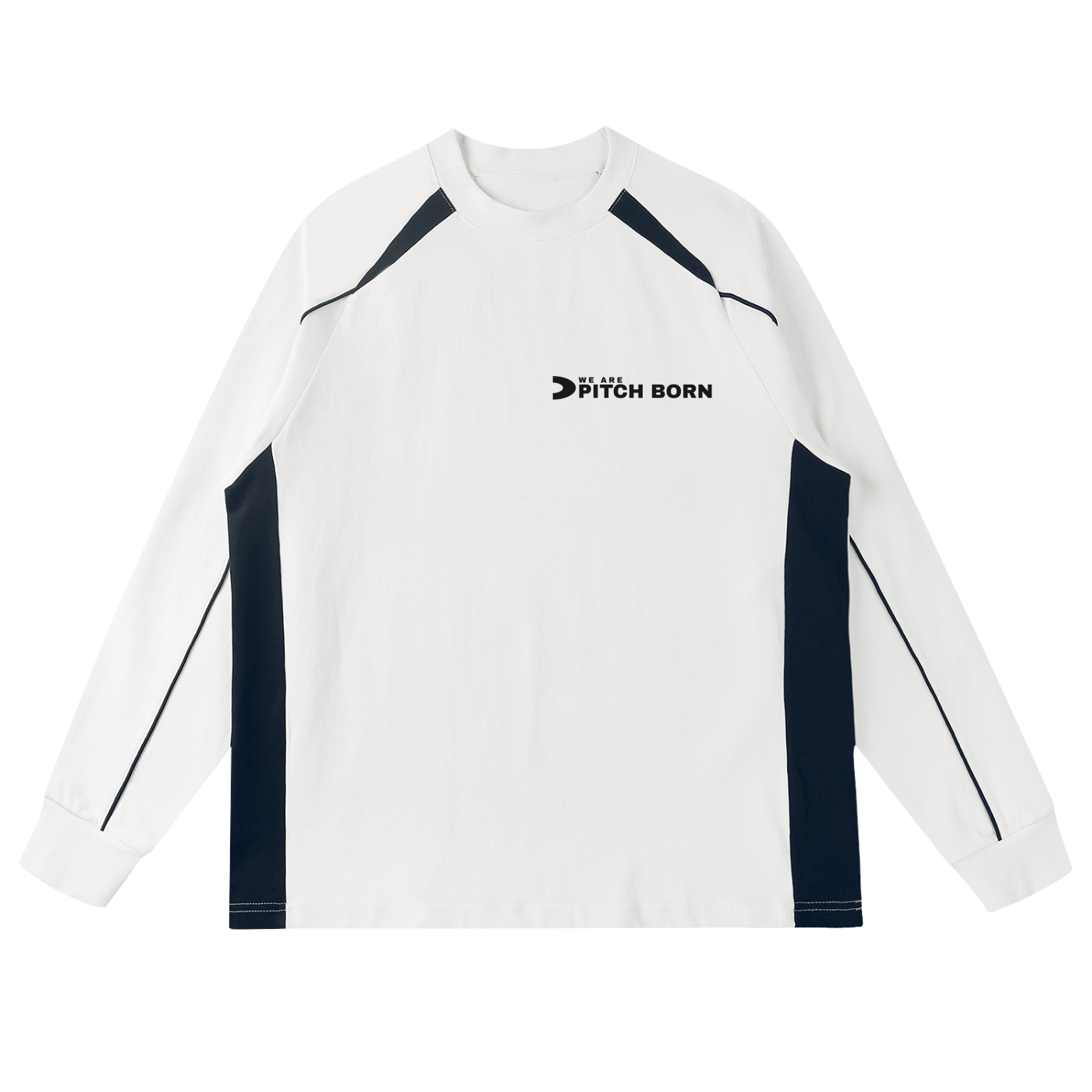 Contrast Panel Raglan Sweatshirt