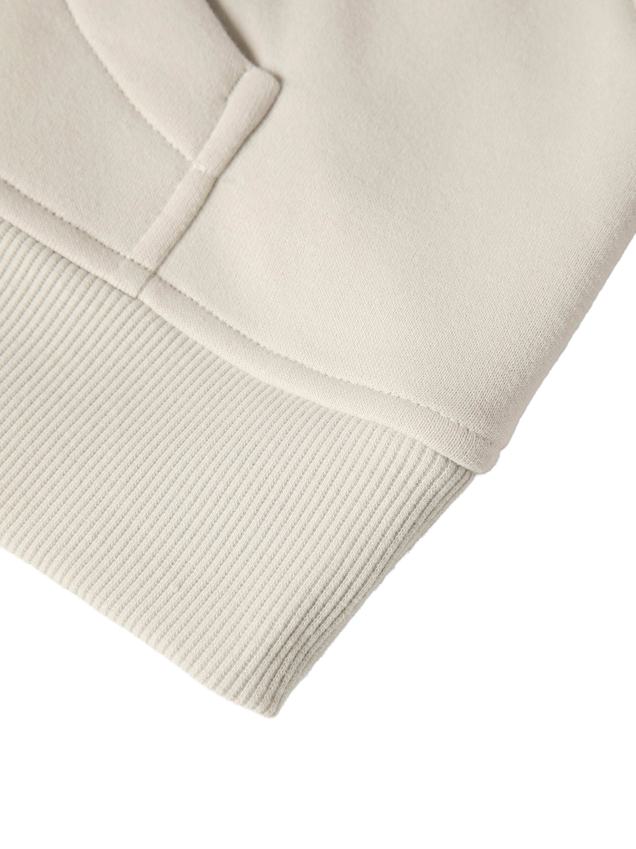 Black Cropped Half-Zip Sweatshirt