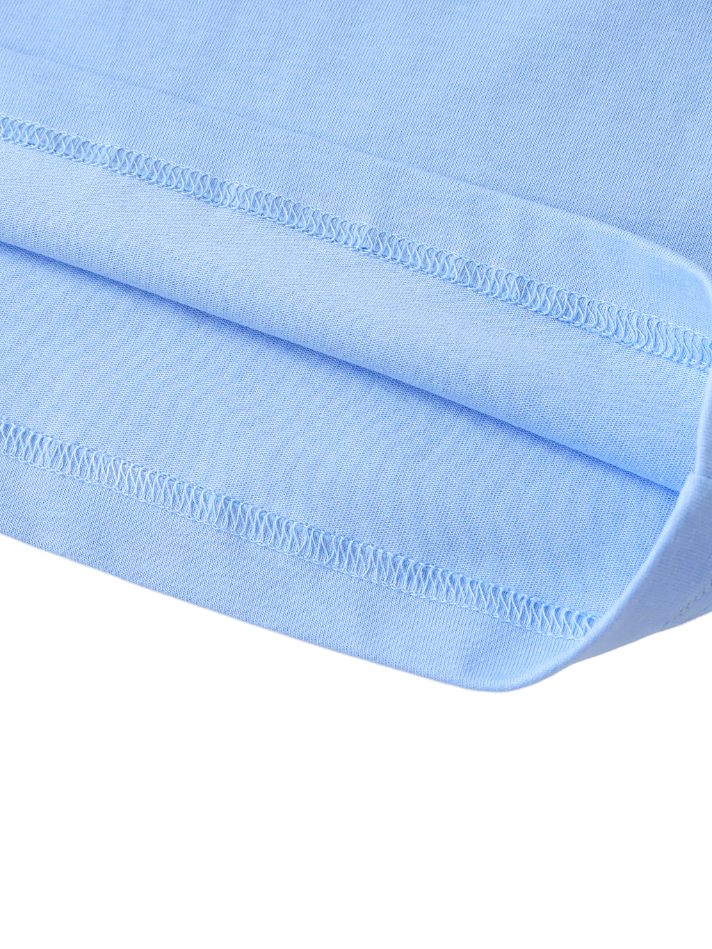 Contrast Tape Crewneck Cotton T-Shirt